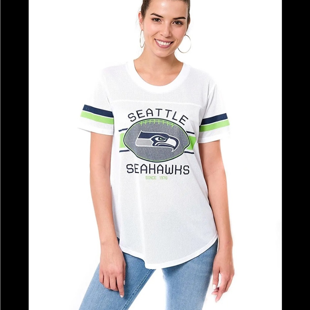 Women’s Seattle Seahawks mesh jersey NWT large